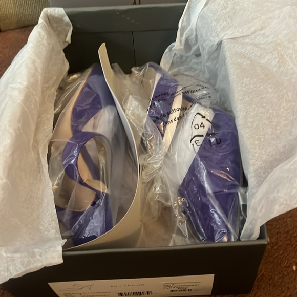 Ann Taylor Gorgeous Purple Meri Suede Mule/Pumps - Picture 6 of 8